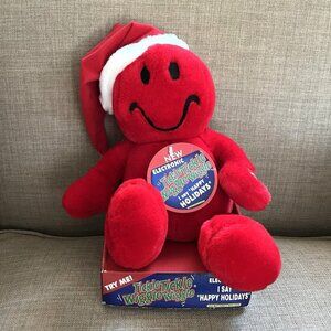 Vtg Dan Dee Tickle Tickle Wiggle Wiggle Animatronic Plush Happy Holidays *READ*